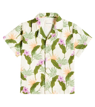 Camisa Hills de lino y algodón estampada | The New Society