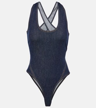 Body aus Denim | Alaïa