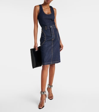 Denim bodysuit | Alaïa