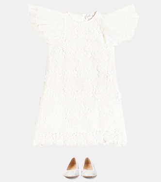 Kleid aus Baumwolle mit Spitze | Petite Amalie  