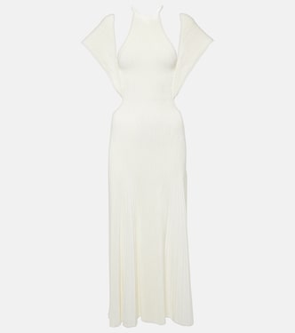 Abito lungo in lana con cut-out | Chloé