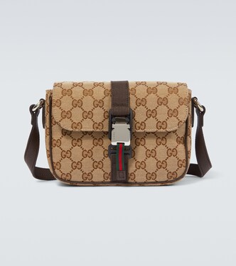 Borsa in canvas GG Mini con pelle | Gucci