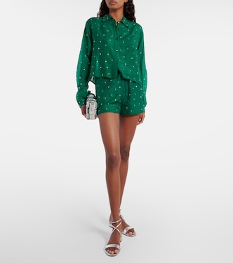 Shorts Gem in cotone e seta | Oséree