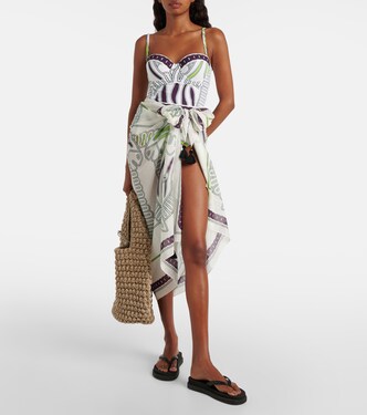 Tunique imprimée en coton et soie | Tory Burch