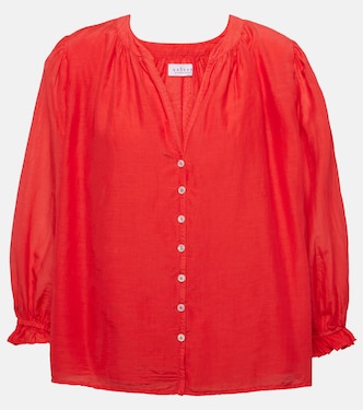 Bluse Mel aus Baumwolle und Seide | Velvet