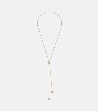 Collana Diamond Coast Lariat in oro 18kt con diamanti | Octavia Elizabeth