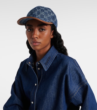 Casquette GG Canvas en denim | Gucci