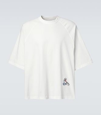 Besticktes T-Shirt aus einem Baumwollgemisch | Bottega Veneta