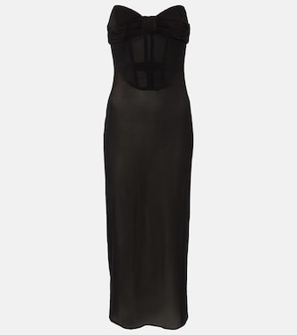 Satin midi dress | Magda Butrym