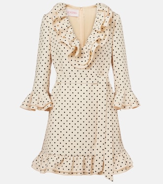 Crepe Couture Plusdepois ruffled minidress | Valentino