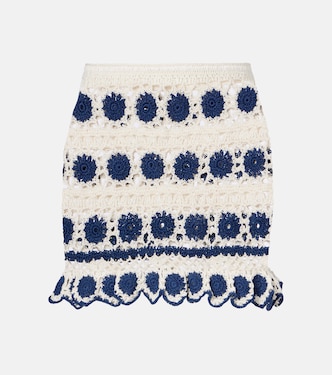 Minigonna Bouquette in crochet di cotone | Anna Kosturova