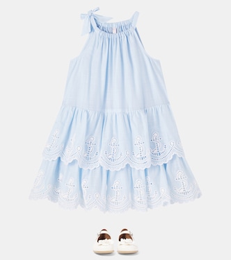 Vestido Scarborough de algodón a capas | Zimmermann Kids