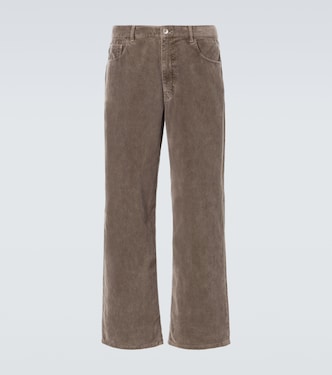 Cotton corduroy wide-leg pants | Auralee