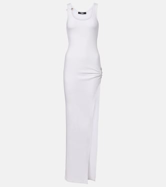 Maxikleid Safety Pin aus einem Baumwollgemisch | Versace