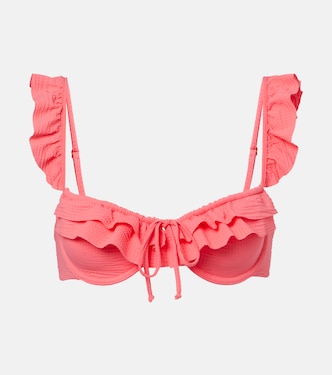 Seraphine ruffled bikini top | Marysia