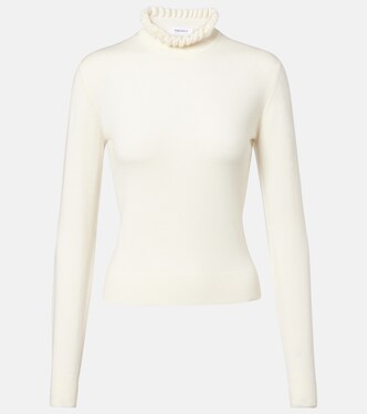 Jersey en mezcla de lana festoneado | McQueen