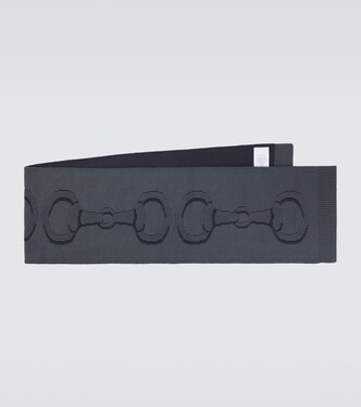 Horsebit wool scarf | Gucci
