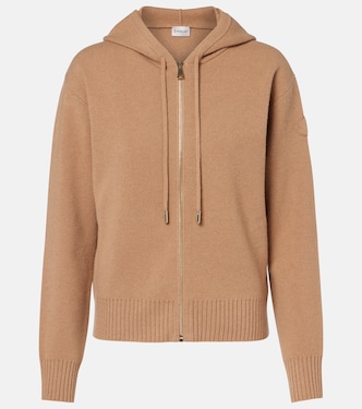 Wool and cashmere zip-up cardigan | Moncler