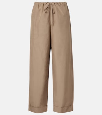 Delano cotton straight pants | The Row