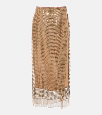 Embellished wrap skirt | Roberto Cavalli