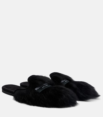 Shearling mules | Dolce&Gabbana