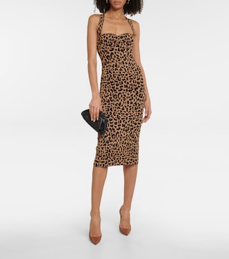 Vestido midi Diana en jacquard | Galvan