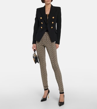 Monogram high-rise leggings | Balmain