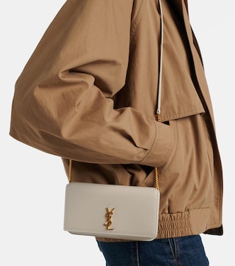 Cassandre leather phone pouch | Saint Laurent