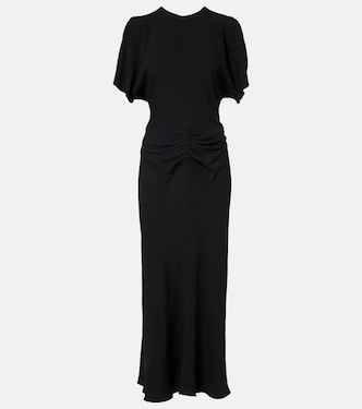Abito midi in crêpe | Victoria Beckham