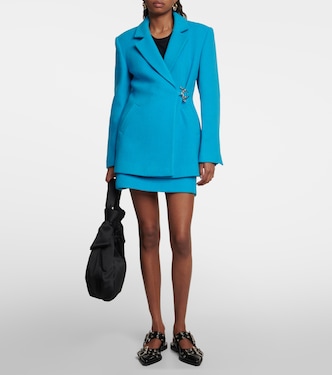 Wool-blend blazer | Ganni