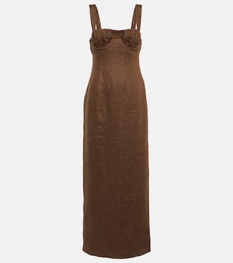 Bettina linen midi dress | SIR