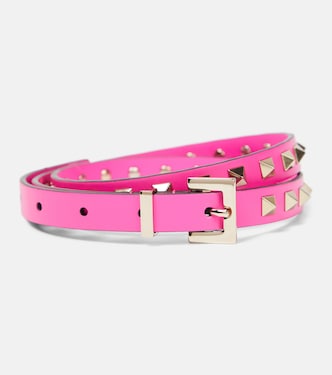 Cintura Rockstud in pelle | Valentino Garavani