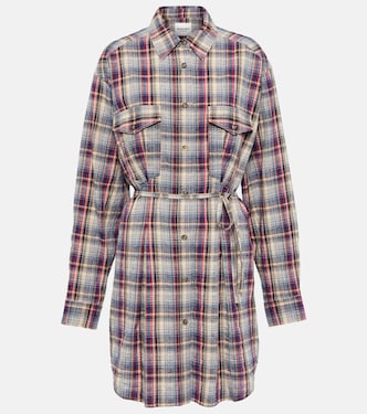 Liliane checked flannel minidress | Marant Etoile