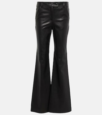 Pantalones flared Sleek Statement de piel | Dorothee Schumacher