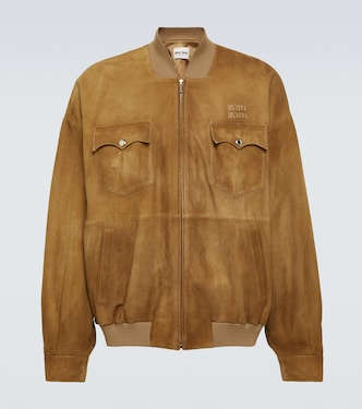 Bomberjacke aus Veloursleder | Miu Miu