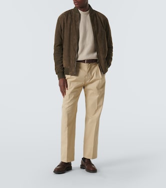 Bomber in suede | Loro Piana