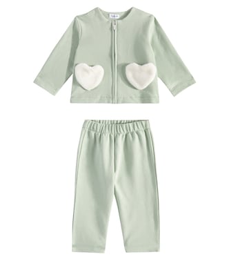 Baby - Tuta in jersey di misto cotone | Il Gufo