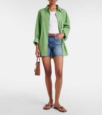 Shorts di jeans Ex-Boyfriend a vita alta | AG Jeans