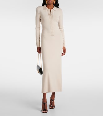 Wool and silk-blend polo dress | Tom Ford