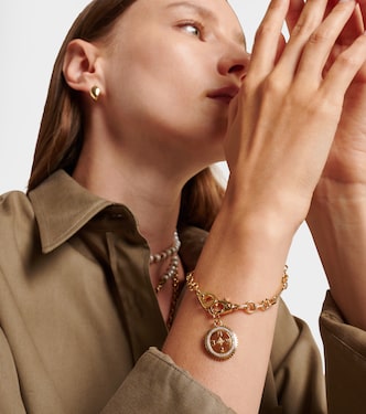Bracciale Internal Compass in oro 18kt con diamanti | FoundRae