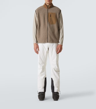 Wool and cashmere-blend fleece vest | Sease