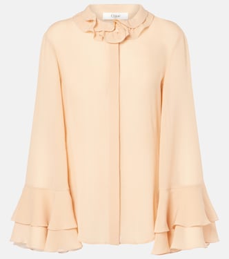 Silk georgette blouse | Chloé