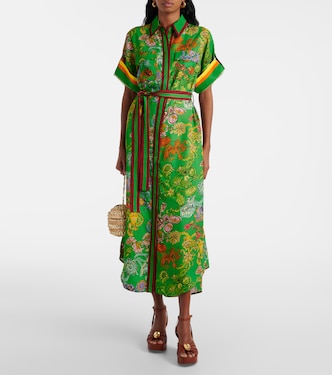 Bedrucktes Hemdblusenkleid Fiesta | Alémais