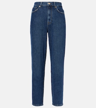 Jeans regular cropped a vita alta | 7 For All Mankind