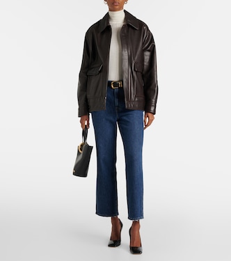 Jeans regular cropped a vita alta | 7 For All Mankind