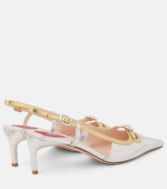Viv' Canard 55 metallic leather pumps  | Roger Vivier