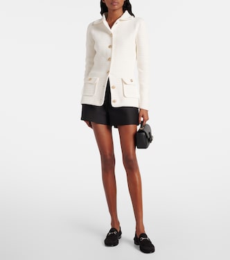Cardigan Interlocking G in misto cotone | Gucci