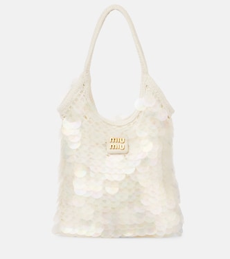 Shopper Ivy in gabardine | Miu Miu