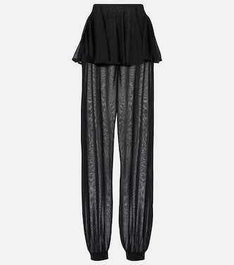Pantaloni a gamba larga e vita media | Alaïa