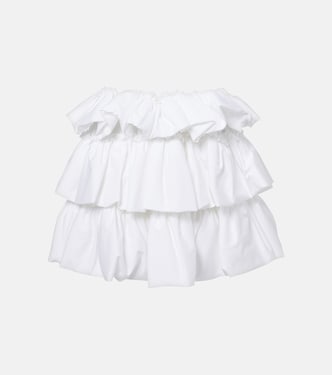 Minifalda de algodón a capas | Noir Kei Ninomiya